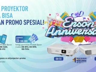 Rayakan Anniversary, Epson Beri Promo Menarik untuk Projector
