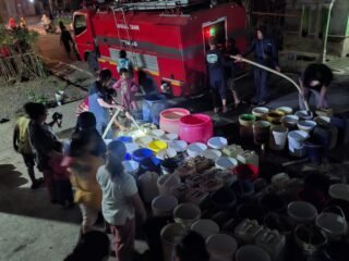 Warga Dukuh Kubang Cikendung Dapat Bantuan Air Bersih dari Kodim 0711/Pemalang